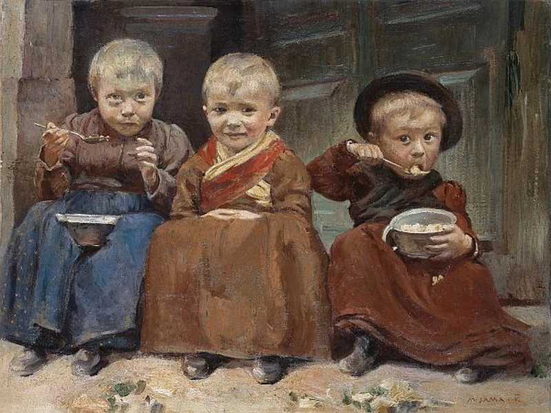 1872-Matija Jama - A pranzo